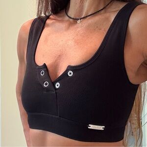 Bombshell Sportswear Ribbed Tank Top Bra